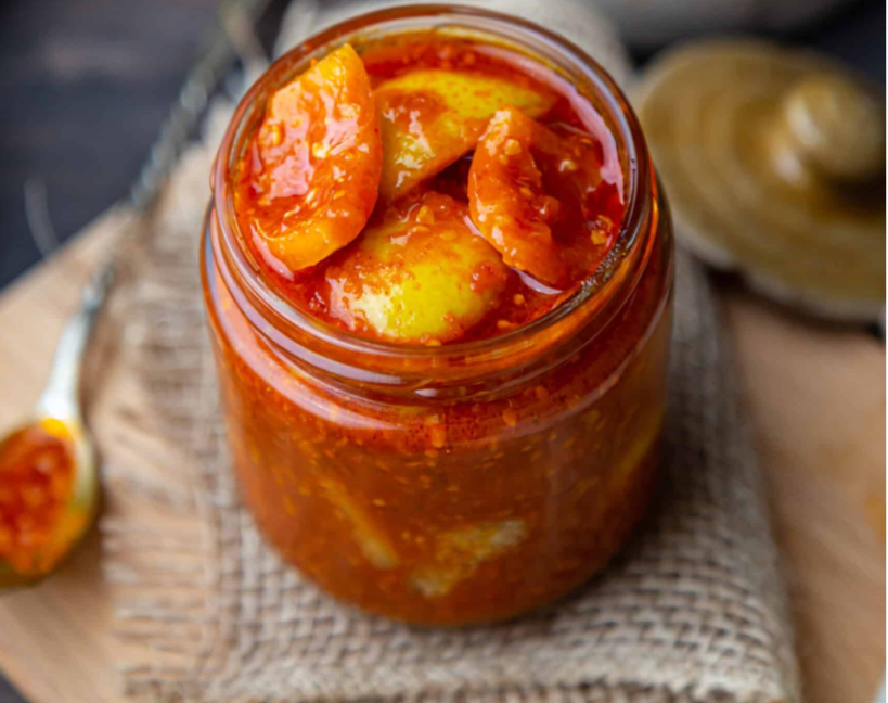 Authentic Homemade Mango & Lemon Pickles – Perfect Blend of Tangy & Spicy Flavors